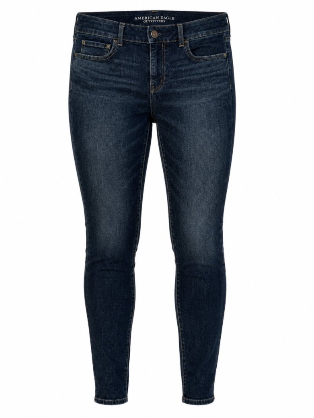🦋 2/30 American Eagle Artist Stretch Dark Wash Skinny Jeans Size 14